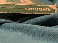 Vintage Michelin Map – Switzerland