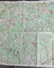 Michelin Map, No 203, ALLEMAGNE – GERMANY 1963 1:200 000