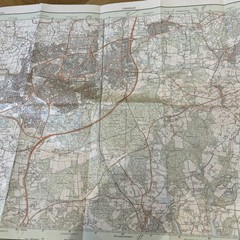 CRAWLEY Pathfinder 1247 Ordnance Survey Sheet 1:25,000 1994 EAst Grinstead