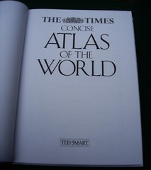 THE TIMES CONCISE ATLAS OF THE WORLD NINTH EDITION TED SMART PREMIUM -2004 LARGE