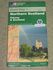 OS Ordnance Survey 1:250,000 Road Maps – 2001-09 various editions – vgc