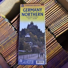 GERMANY NORTHERN TRAVEL REFERENCE MAP 1:425K (ENGLISH AND By Itmb Publishing NEW