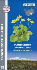 Botanical Map of Iceland by Hlioberg, J B Sheet map, folded Book The Fast Free