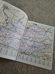 Rand Mcnally 2002 The Road Atlas Midsize Deluxe US, Canada & Mexico Spiral Bound