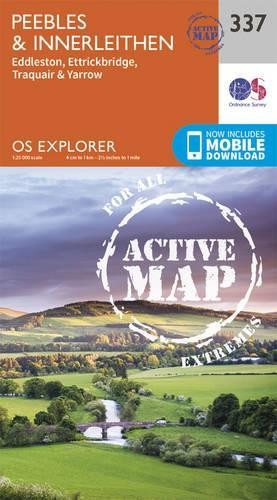 Peebles and Innerleithen (Map) OS Explorer Active Map