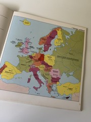 Macdonalds’s Atlas Of Europe Textbook 1979 Hardback 1979 Macondald Educational