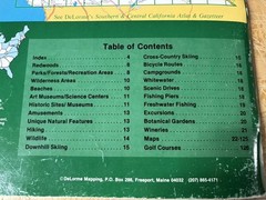NORTHERN CALIFORNIA Delorme Atlas&Gazetteer Map Book Topo Back Roads Recreation