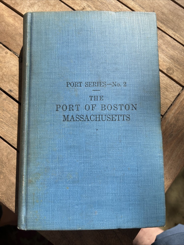 Corps Of Eng. Port Series No. 2 Port Of Boston , MA 1922 ORIGINAL Hard Back