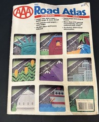 3 Road Atlas 1987 1991 2010 United States Canada Mexico Cities Maps USA
