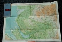 BARTHOLOMEW’S REDUCED O/S OF ENGLAND AND WALES SHEET 8. LIVERPOOL AND MANCHESTER