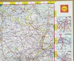 Shell Touring Map: France (1964).