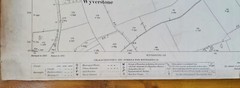 VINTAGE 1904 ORDNANCE SURVEY ROLLED MAP WESTHORPE 104CM X 73CM