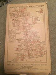 1946 Ordnance Survey New Popular 6 Edition 1 Inch Truro & Falmouth Cloth Map 190