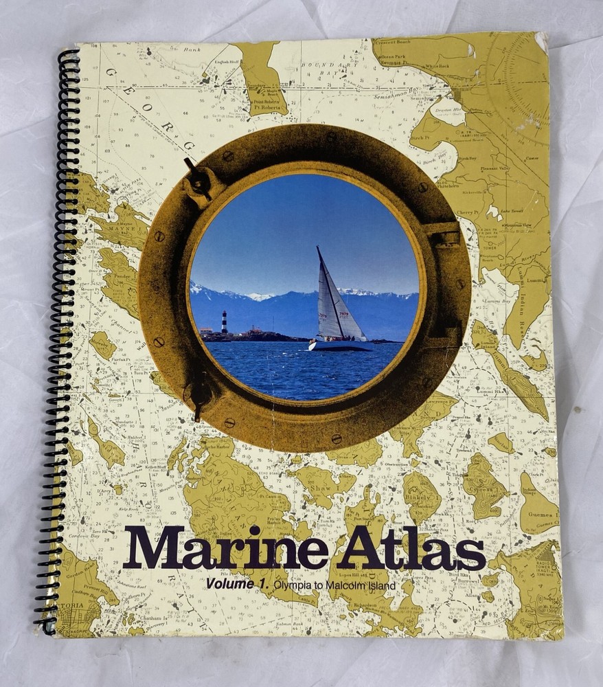 MARINE ATLAS VOLUME 1 1993 EDITION OLYMPIA TO MALCOM ISLAND BY MORRIS & HEATH