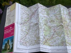 OS Ordnance Survey Landranger Map 186 Aldershot, Guildford. & area – 1984