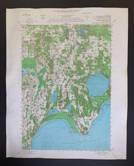 10 MI Geological Survey maps TRAVERSE CITY, EMPIRE, FRANKFORT, MANISTEE, MESICK