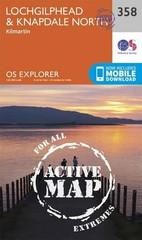 Lochgilphead and Knapdale North (Map) OS Explorer Active Map