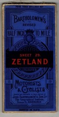 Revised Half-Inch Cyclists & Motorists Map. Sheet 29 Zetland : Bartholomew’s