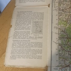 Ordnance Survey Map Hastings Sheet 184 One-Inch 1946 Vintage