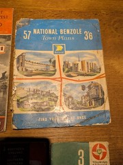 Bundle Vintage Road Maps Atlas BP/Esso/Mobil/National Benzole X 7 Pull Out