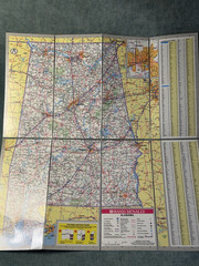 Rand McNally, TRAKKER Easy to Fold: South Carolina, Alabama State Laminated Map