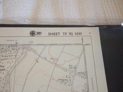 Ordnance Survey (OS) 1:10 000 Original Sheet Map, NORFOLK TF 92 NW, 1993