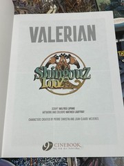 VALERIAN and LAURELINE Cinebook Paperback U CHOOSE 13 14 18 19 20 21 22