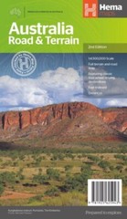 Hema Australia ROAD & TERRAIN Map 2ND EDITION CAMPING TOURING 4WD TRAILS Maps