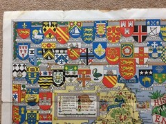 Retro Shell Historical Map Of England & Wales – 1971