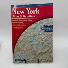 DeLorme Atlas Gazetteer New York 2001 Topographic Maps Back Roads GPS