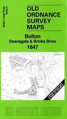 Bolton Deansgate & Brinks Brow 1847 Bolton Large Scale Sheet 8 by Alan Crosby