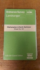 Okehampton + North Dartmoor: Ordnance Survey Landranger Map 1:50000 #191 (M7)