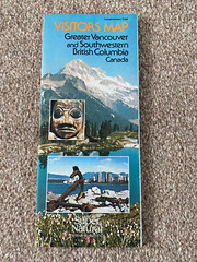Greater Vancouver & Southwestern British Columbia Map Supernatural Canada 1970’s