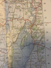 KIRKCUDBRIGHT Ordnance Survey One Inch Map Sheet 80 1963 Wigtown Newton Stewart