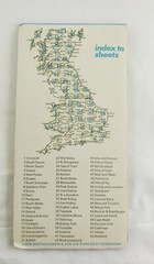 Map Bartholomew X4 Half Inch Map Series Teesdale / Kent / West Riding /York moor