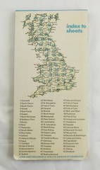 Map Bartholomew X4 Half Inch Map Series Teesdale / Kent / West Riding /York moor