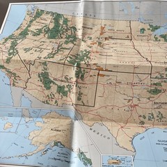 A Guide To Your National Forests Pamphlet/Map