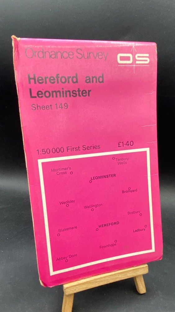 Historic Ordnance Survey Map Sheet 149 (1:50 000) 1974 First Series Hereford