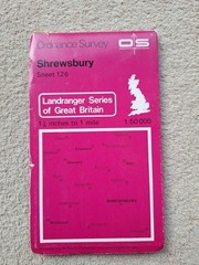 Ordnance Survey Landranger 126 – Shrewsbury – 1:50 000