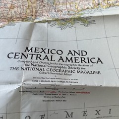 National Geographic Vintage Maps X 4 : Alaska, Mexico, World & Historic USA