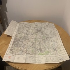 Ordnance Survey One Inch Map Sheet 103 Doncaster 1968 OS Vintage Map