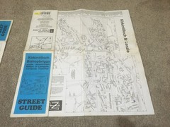 BUNDLE OF 22 VINTAGE STREET MAPS SCOTLAND