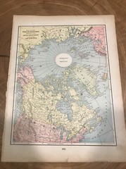 1895 Peoples Family Atlas Maps France Polar Regions Article Discoveries