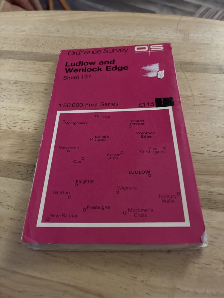 OS, Ordnance Survey Landranger map 137, Ludlow & Wenlock Edge