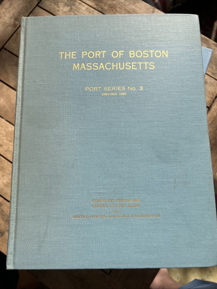 Dept. Commerce Corps Of Eng. Port Series No. 3 Port Of Boston , MA Revised 1946