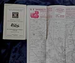 3 x Vintage 1960s Barnett’s Street Plan’s with Index. England, UK