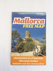 Vintage Folded Sheet Map – Aqualand Water Park – Mallorca – Spain 2017