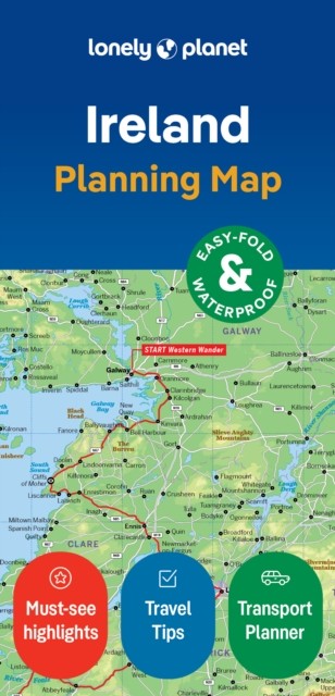 IRELAND PLANNING MAP by Lonely Planet Self Help Business