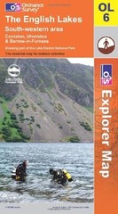 The English Lakes: South Western Area (O… by Ordnance Survey Sheet map, folded