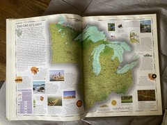 Eyewitness Series Atlas of the World by A.A. Milne Hardcover, World/Great Lakes